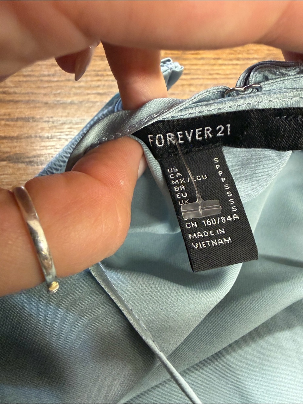 Forever 21 Light Blue dress - Picture 2 of 3